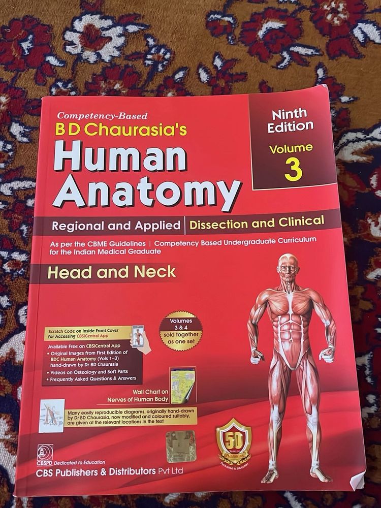 BD Chaurasia's Human Anatomy Vol 3