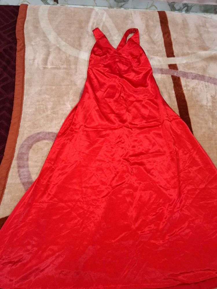 Elegant Red Gown