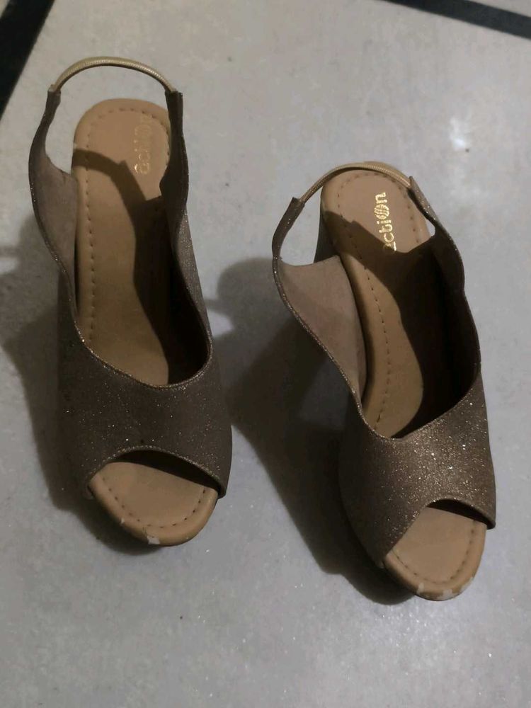 Sparkly Wedge Sandals