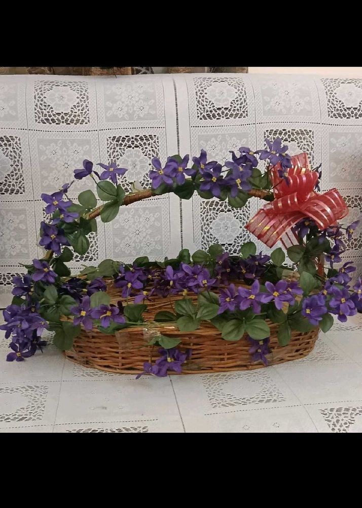 6. Decorative Floral Basket