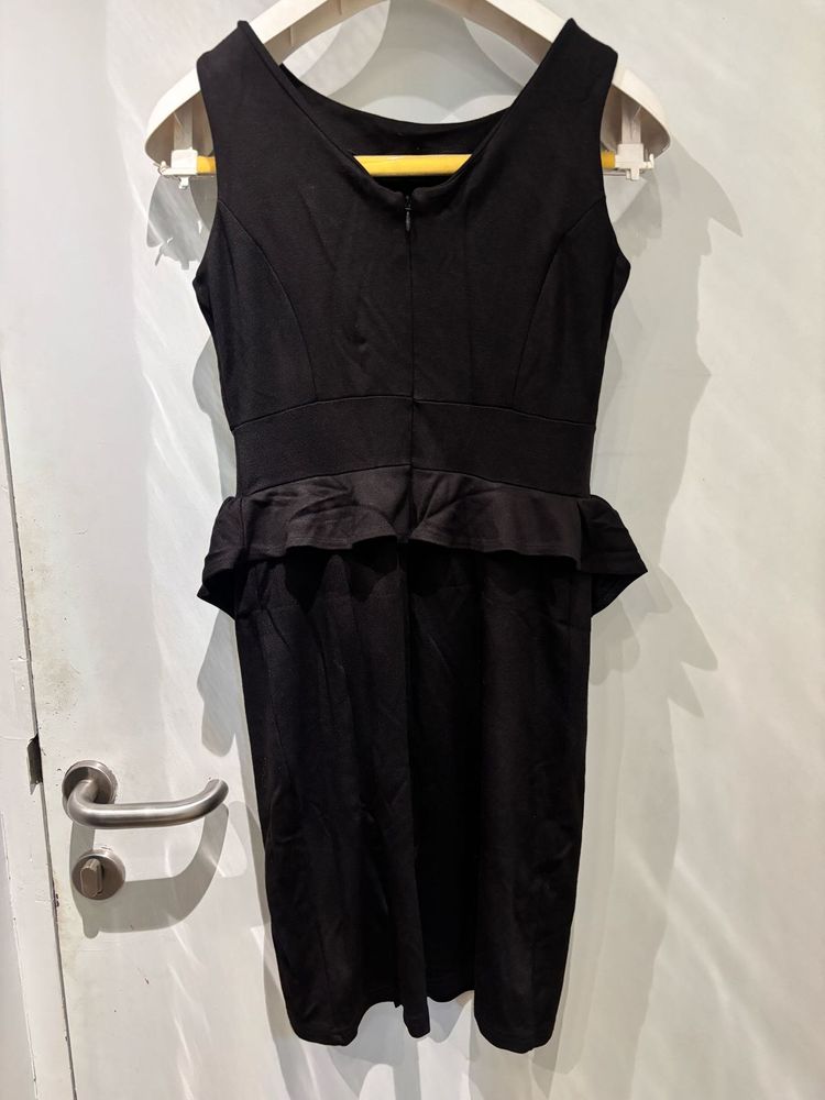 Annabelle | XS | Black Peplum Dress