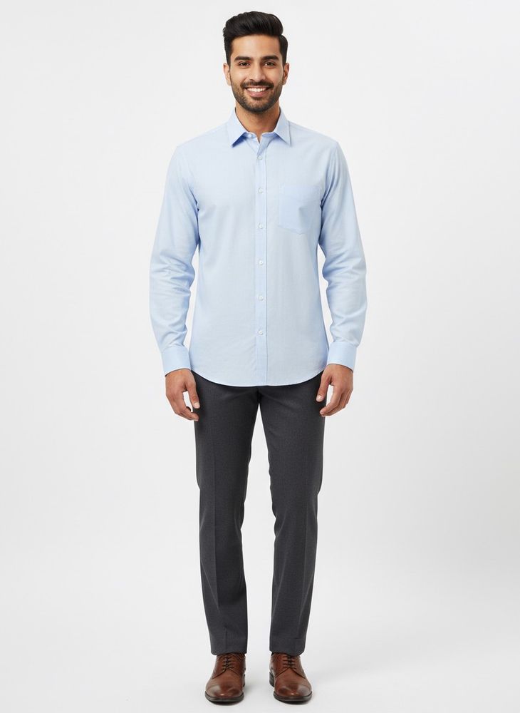 Classic Blue Long Sleeve Shirt