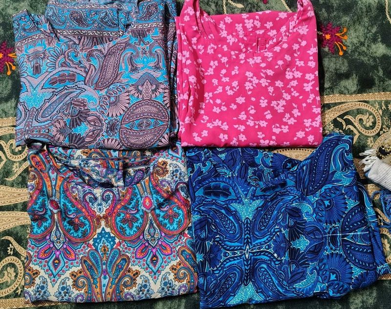 Summer color Kurti Combo