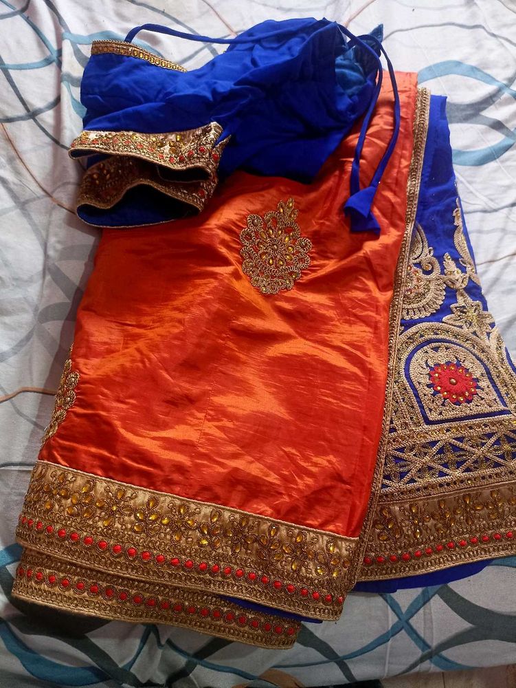 one time used saree