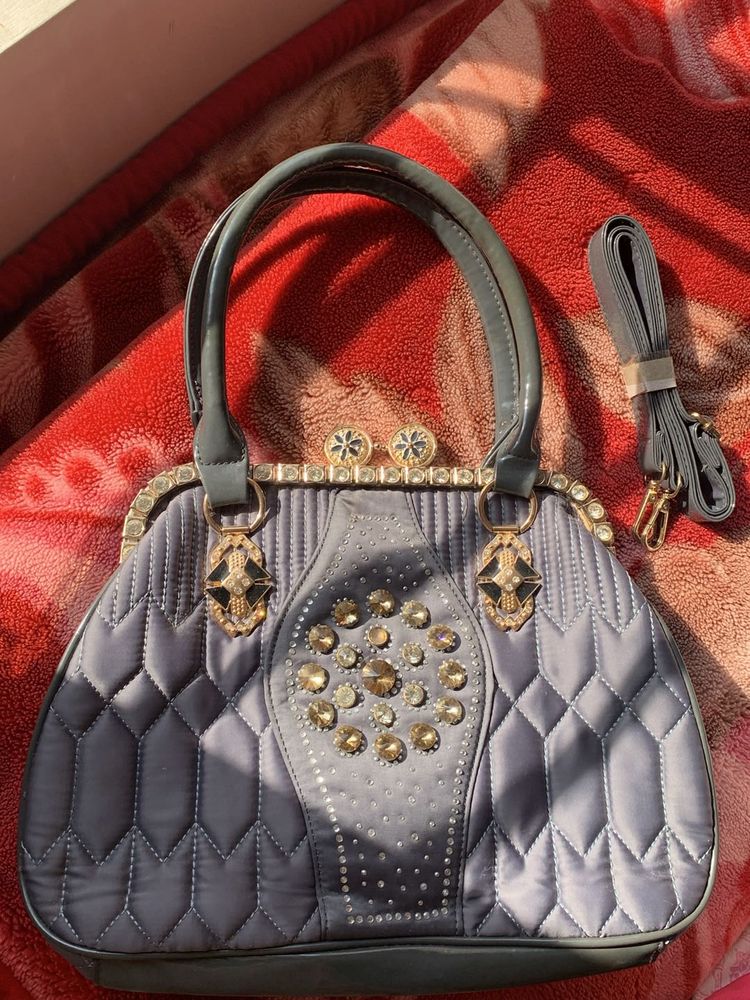 Grey Hand Bag