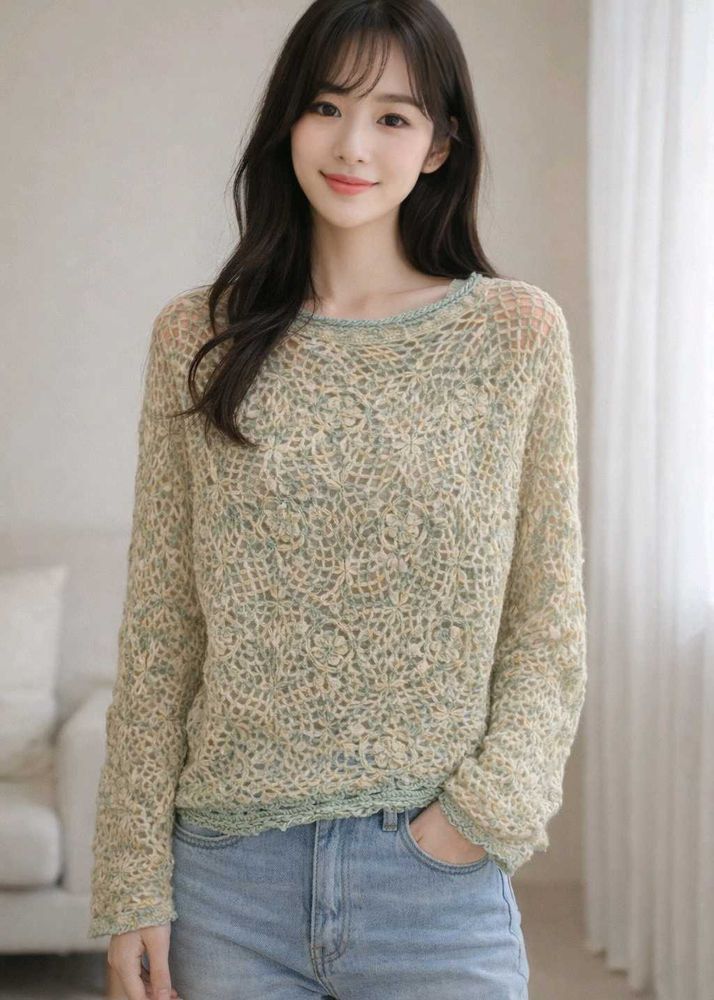 Lightweight Knit Sweater Top