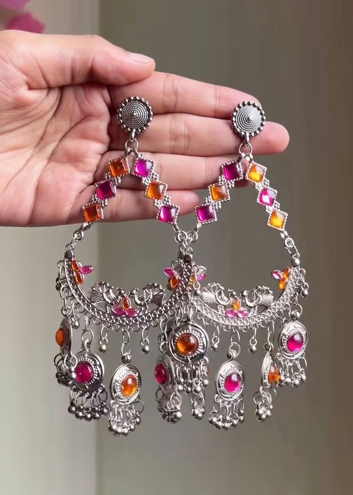Bohemian Multicolor Stone Earrings