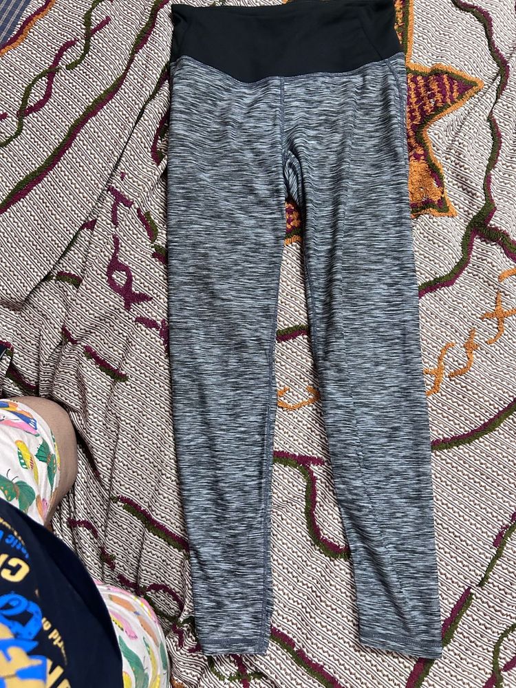 Women's Marled Grey Leggings