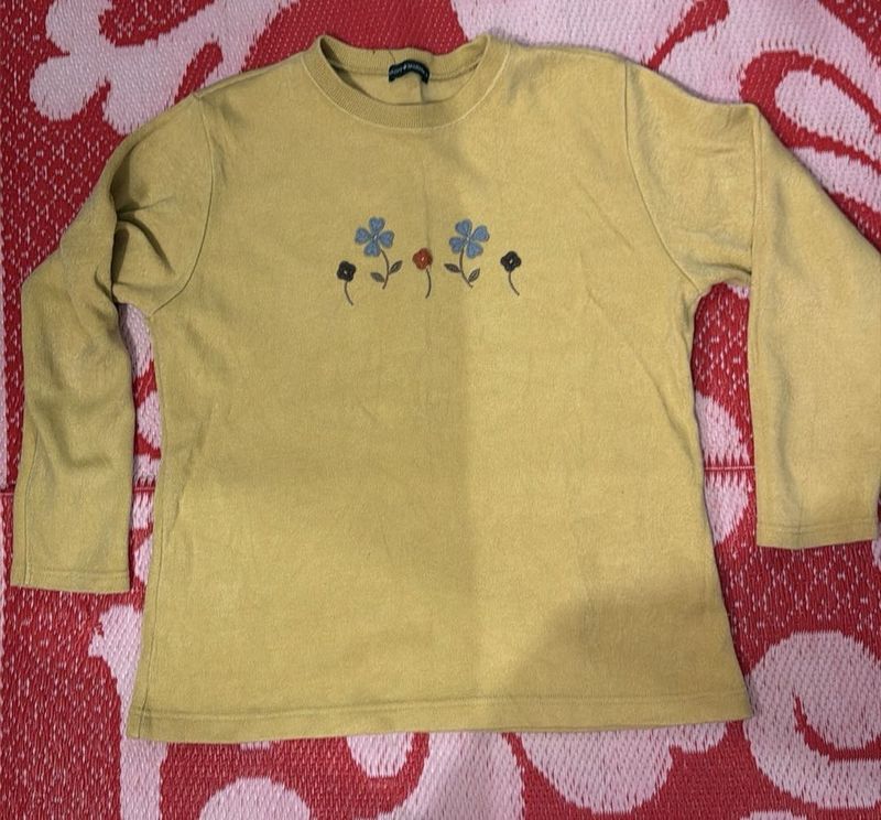 korean style tan sweater