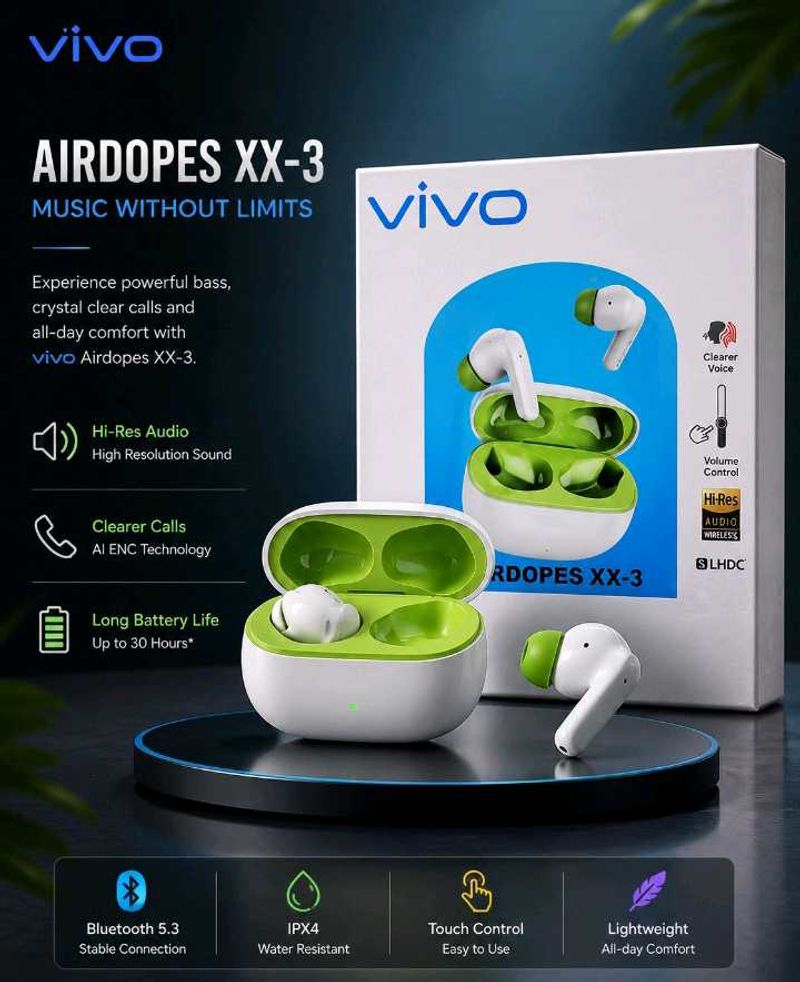 Vivo Airdopes XX-3 Wireless Earbuds