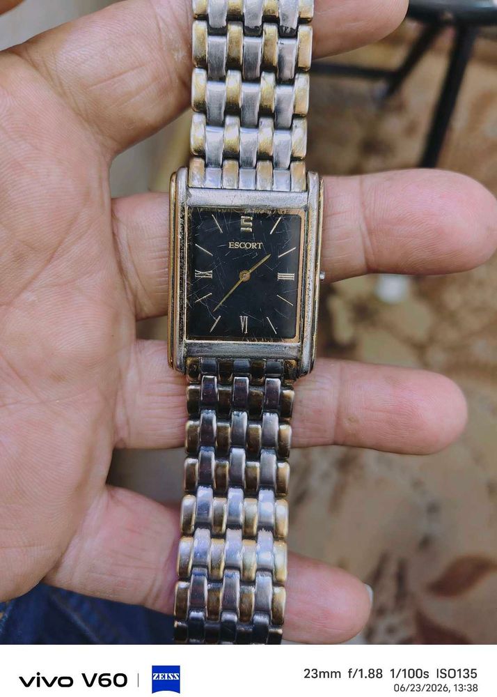 ultra slim Two-Tone Escort Watch