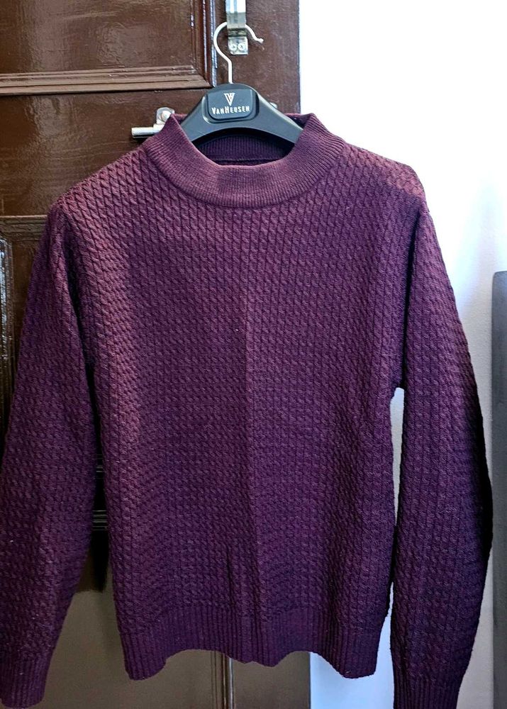Purple Sweater Like New