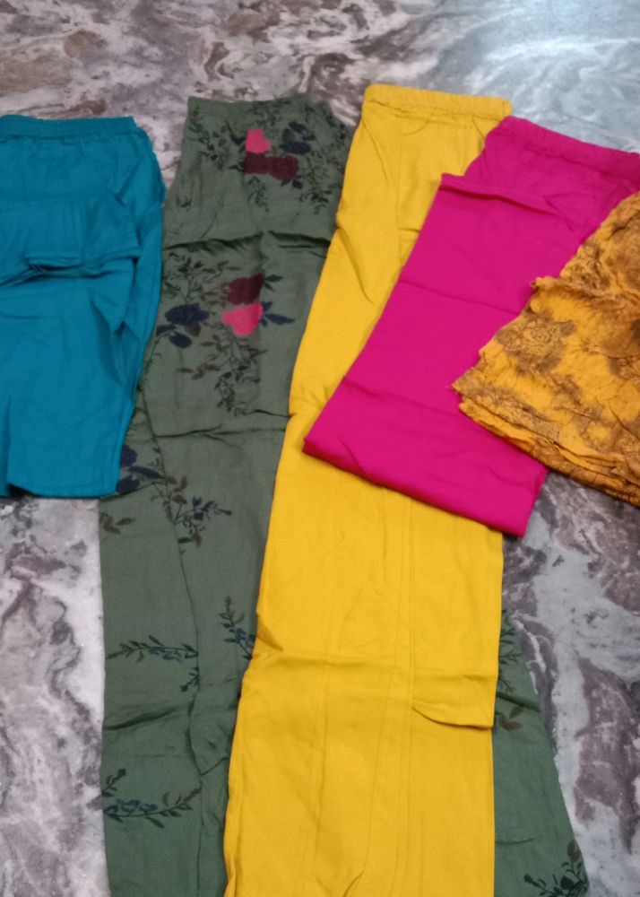 Colorful Cotton Pants - Set of 5