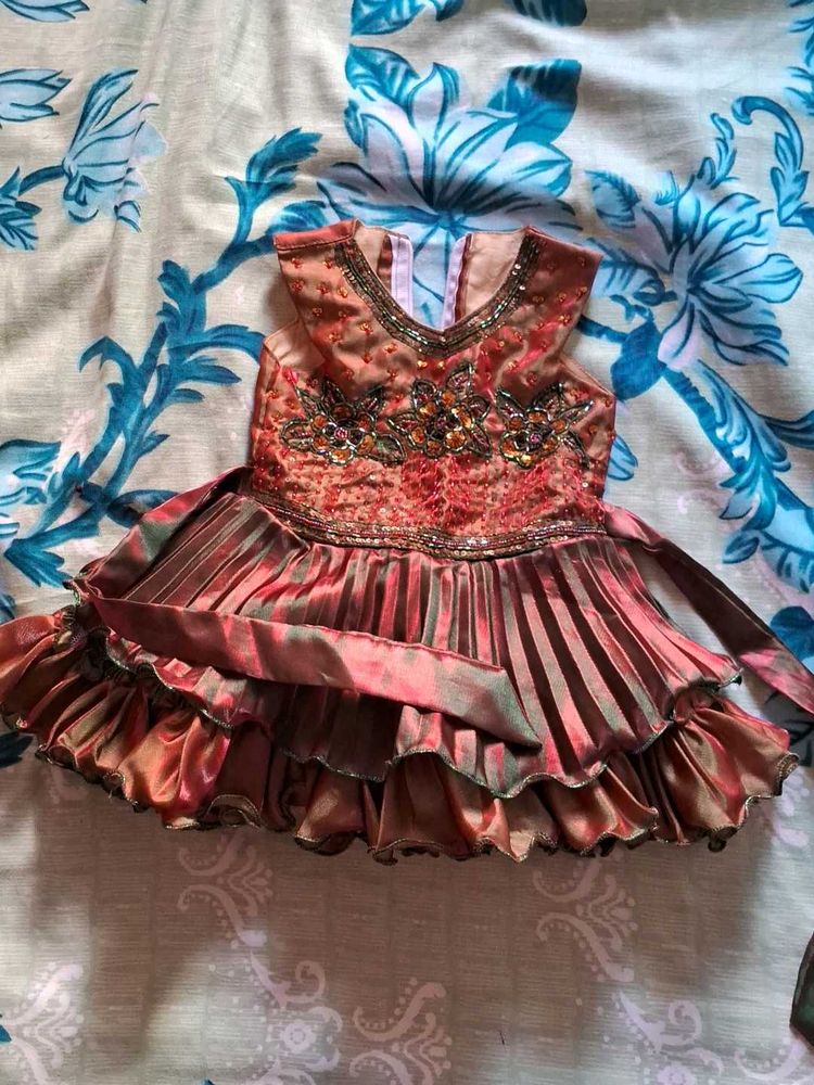 Beautiful baby girl frock