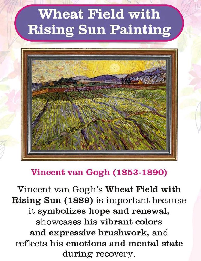 Van Gogh Wheat Field Painting