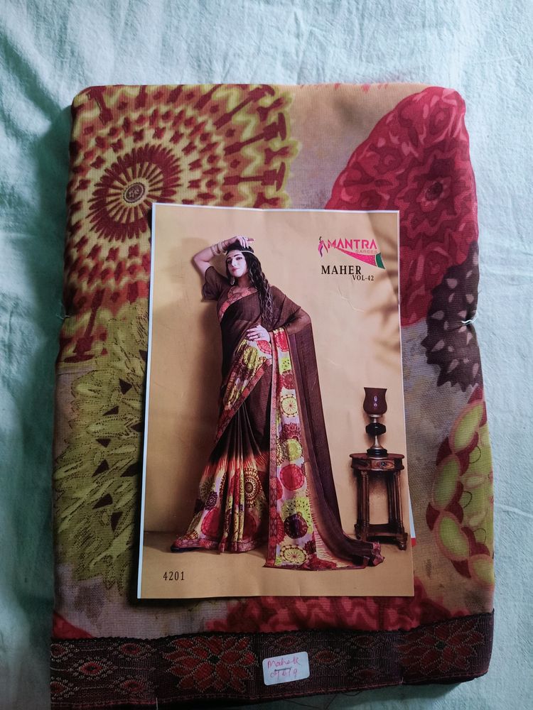 Georgette Printed Saree