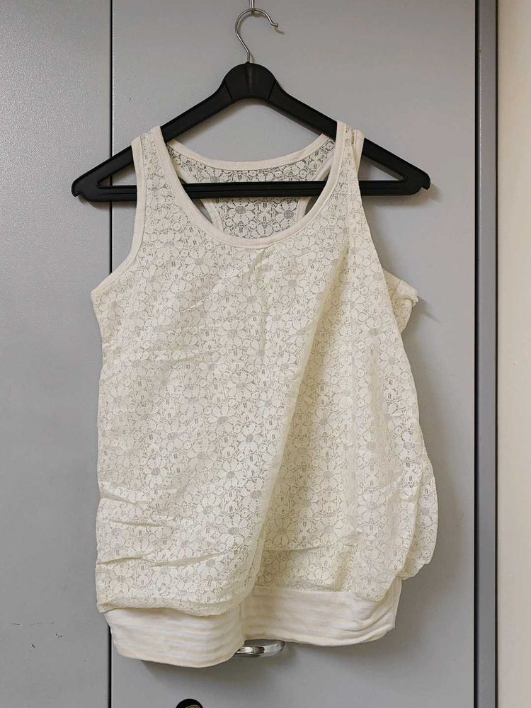 Floral Lace Tank Top