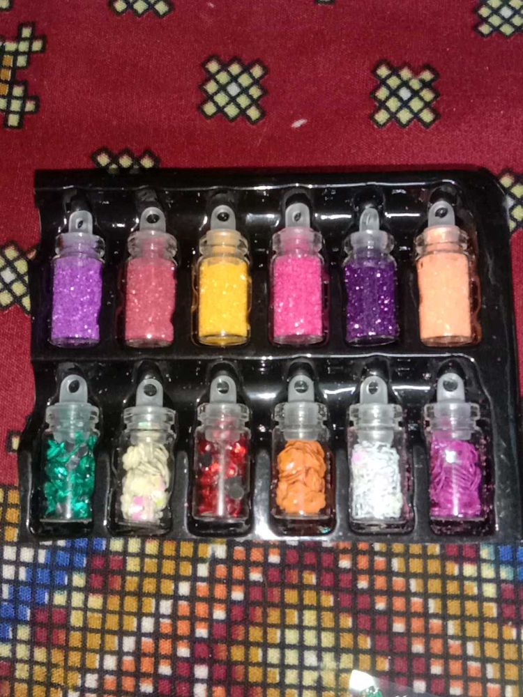 Glitter Nail Art Set