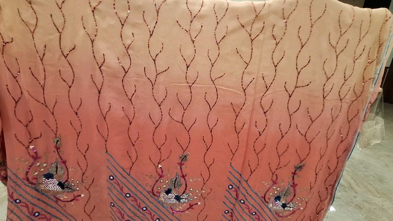 Embellished Ombre Saree