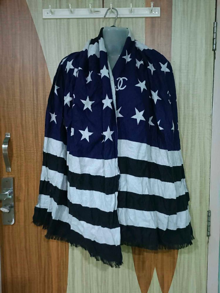Chanel Stars &amp; Stripes Scarf