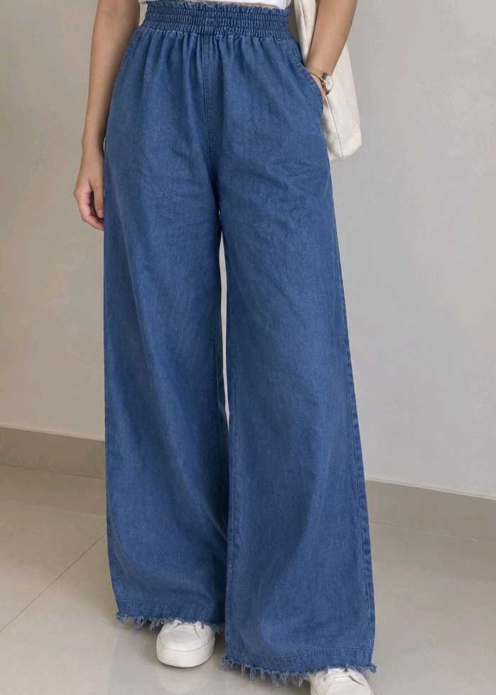Women's Wide Leg Denim Pants