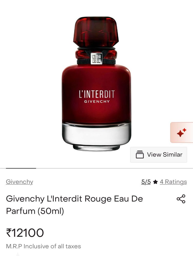 Givenchy L'Interdit Rouge Eau De Parfum
