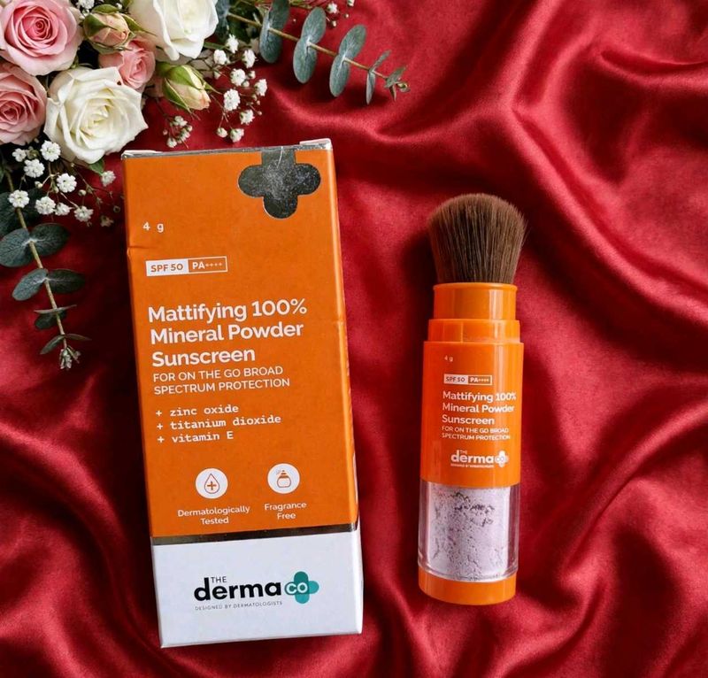 The Derma Co. Mattifying Mineral Powder Sunscreen