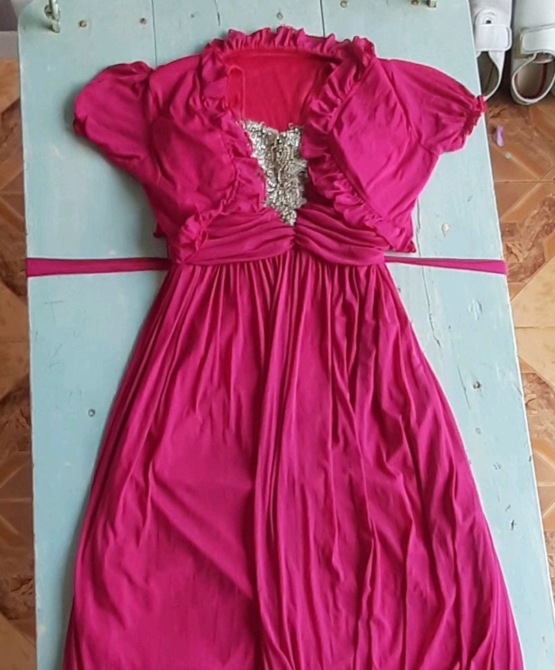 Pink Long Gown