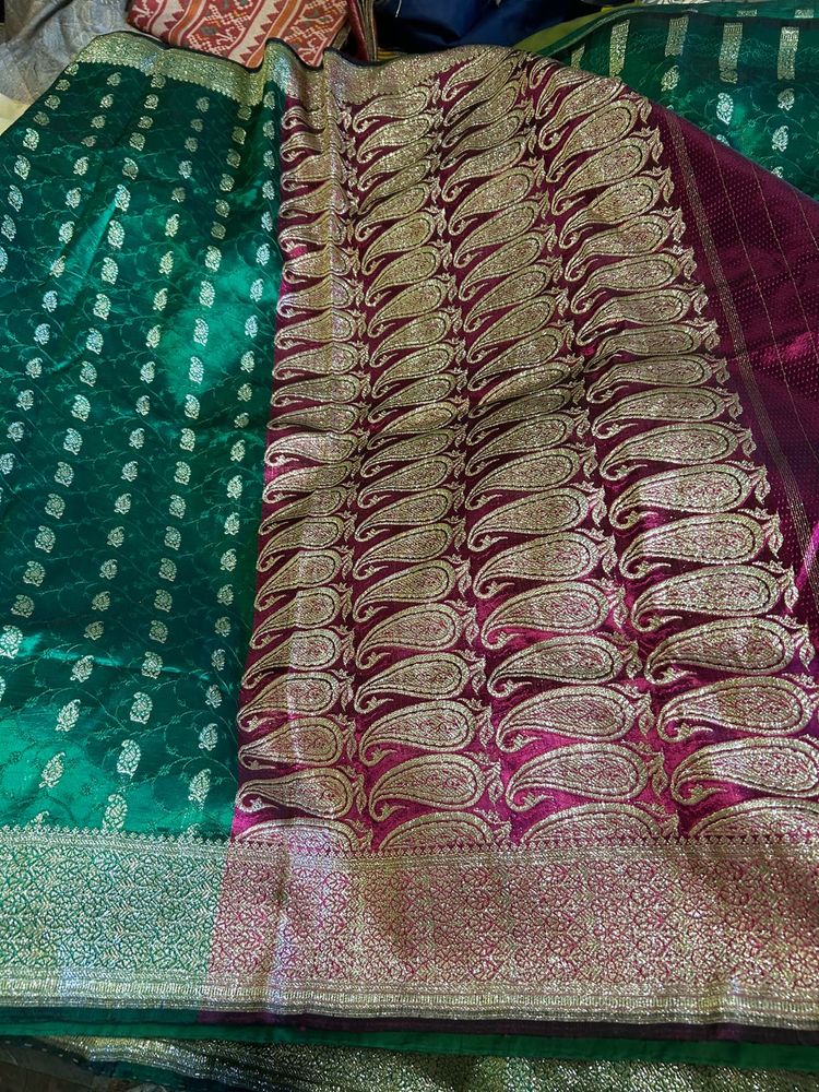 Elegant Silk Blend Saree