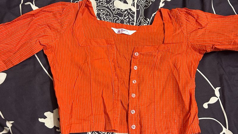 Mayero Womens Cotton kantha work top
