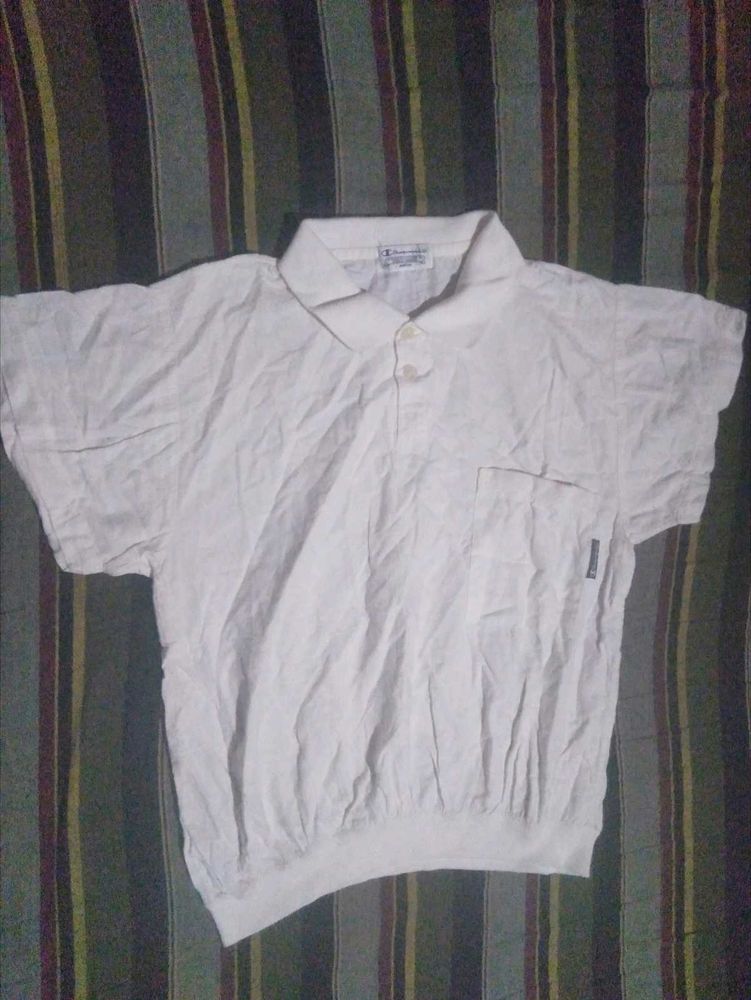 Classic White Polo T-Shirt