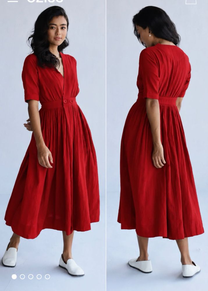 Grace Dress - Vibrant Red