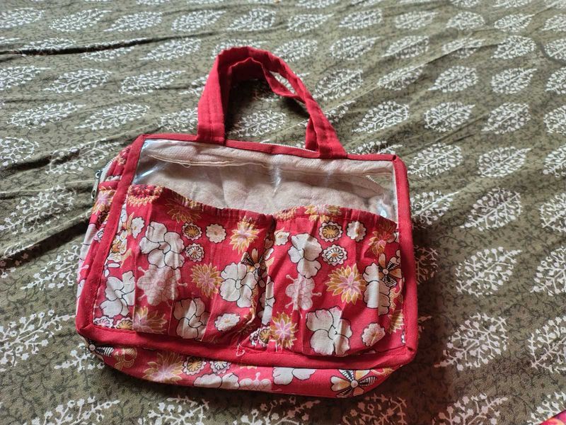 Floral Pouch Bag