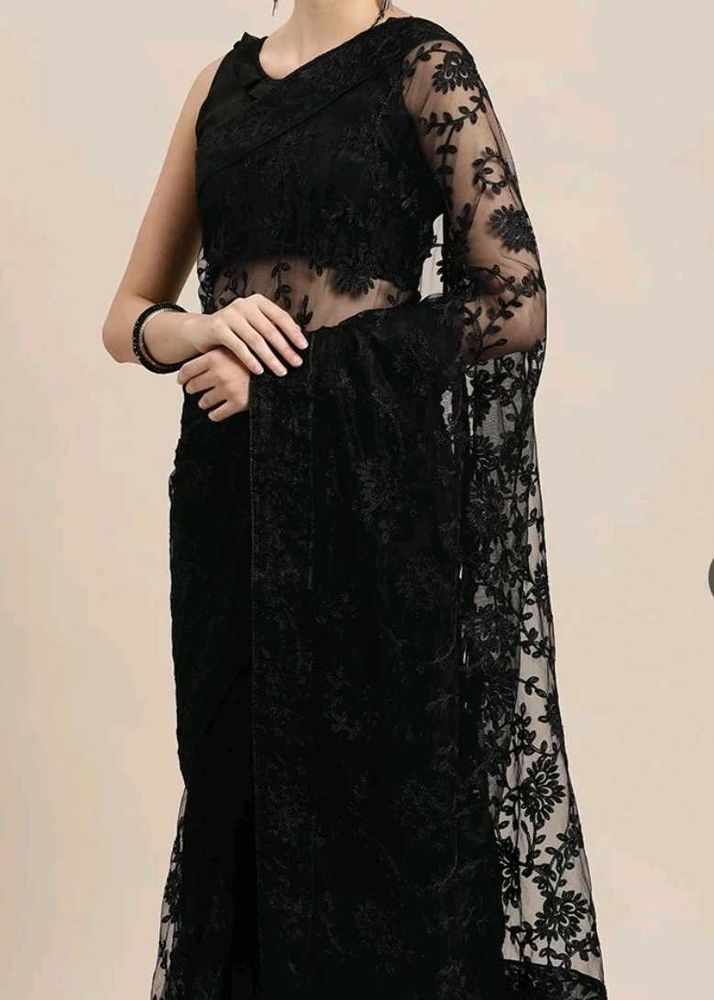 Black Lace Saree Gift Hamper