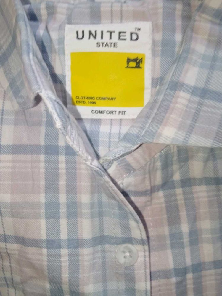 Plaid Button-Down Shirt