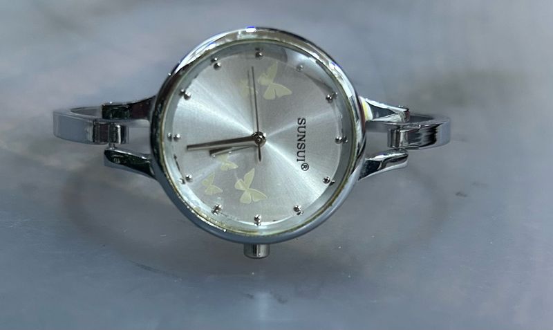 Sansui Metal Bracelet Silver Watch