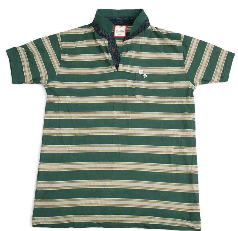 Men's Striped Polo Shirt