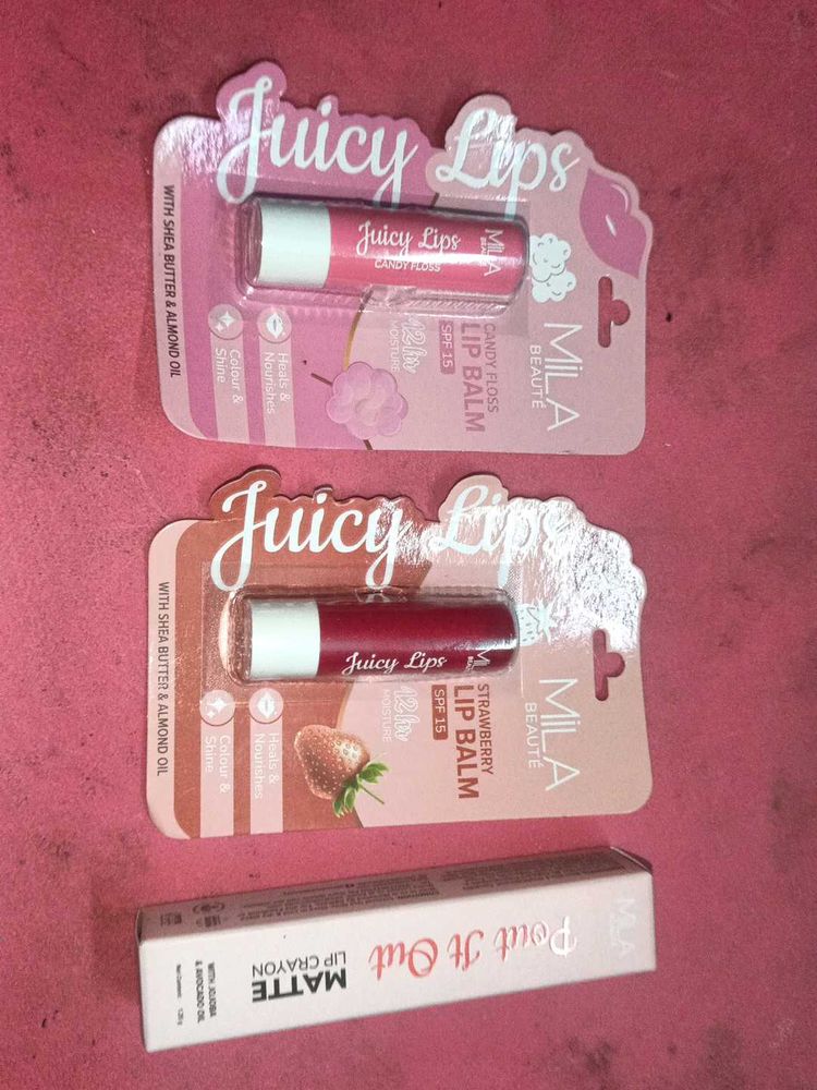 Mila Beaute Juicy Lips Lip Balm Set