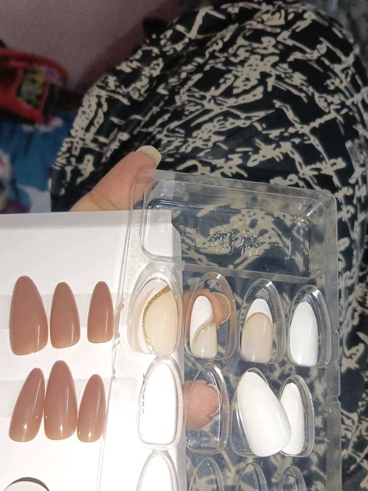 Nude Almond Press On Nails