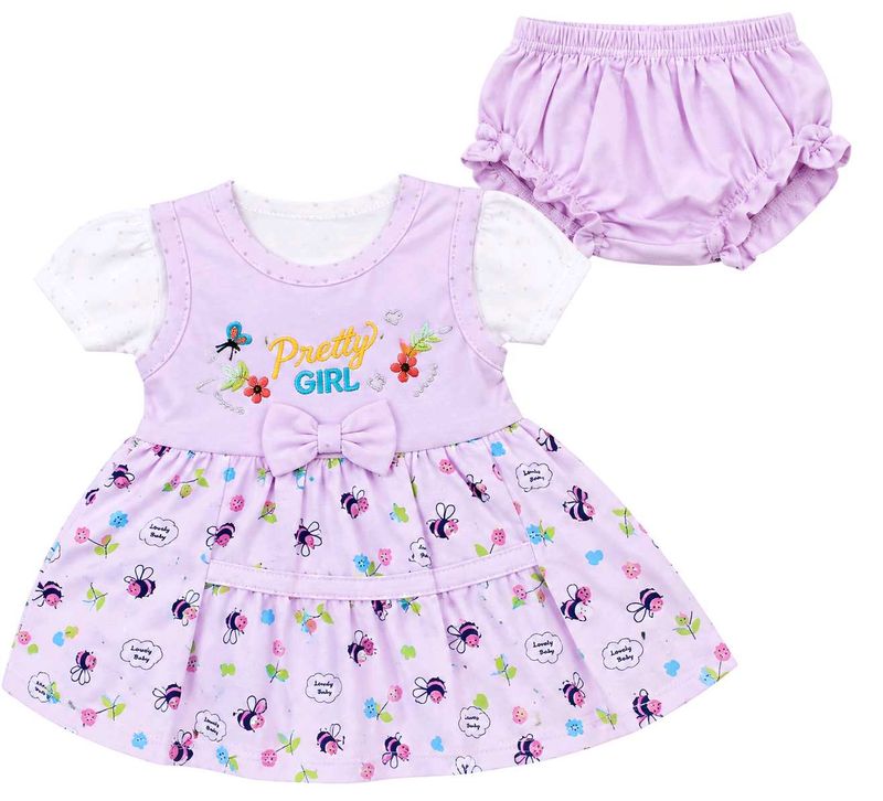 Baby Girl Dress Set - 6 Month