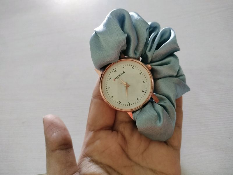 Scrunchie Watch For Girls