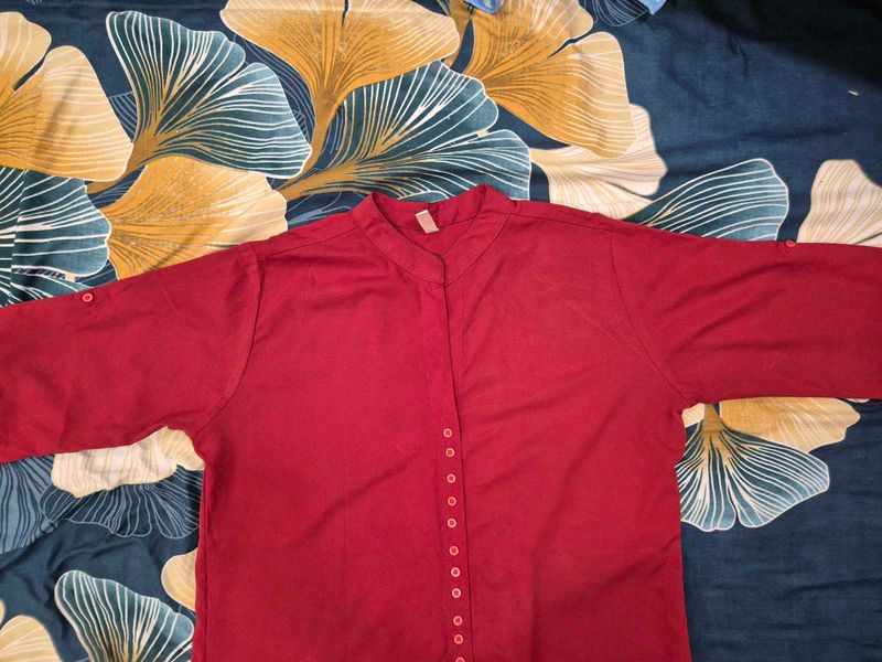 Classy Red Shirt