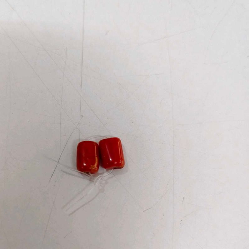 Red coral Beads