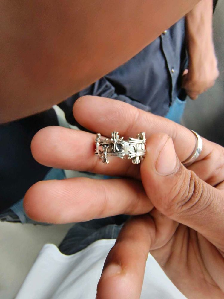 chrome heart ring