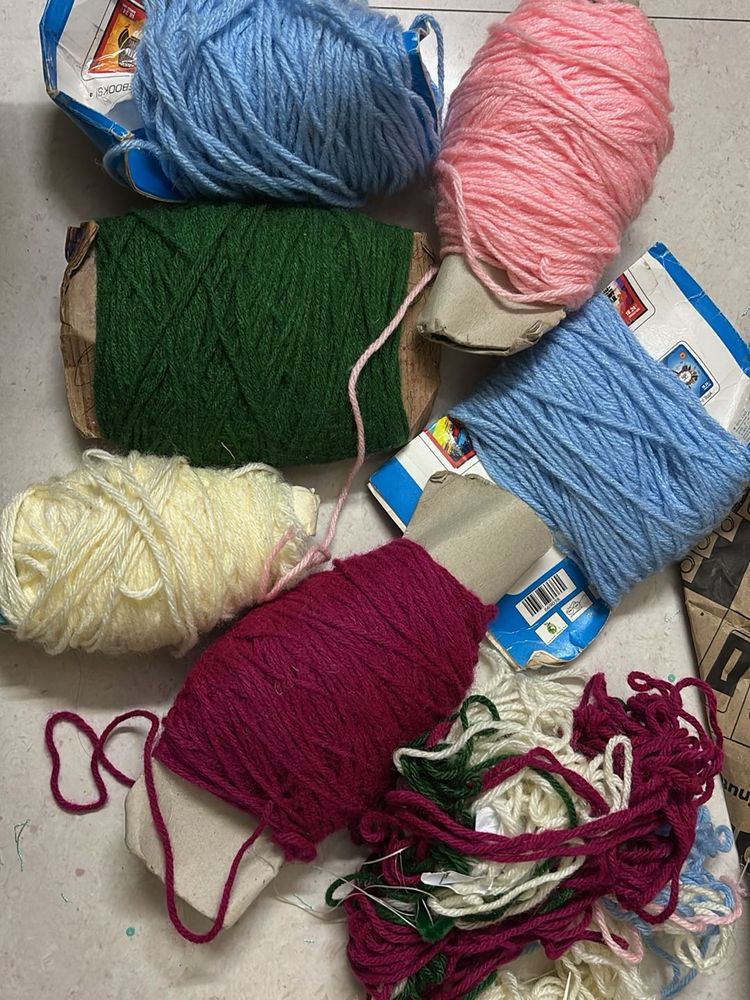 Assorted crochet kids and hooks