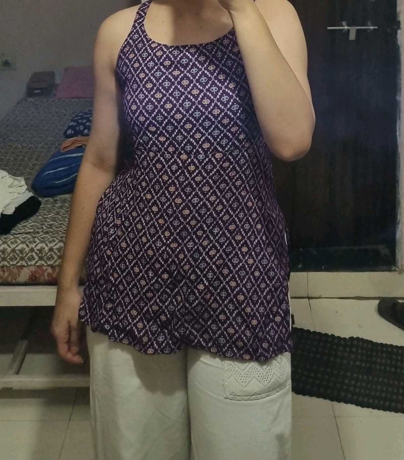 Stylish Printed Kurta Top