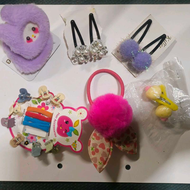 Assorted Cute Hair Accessories Set