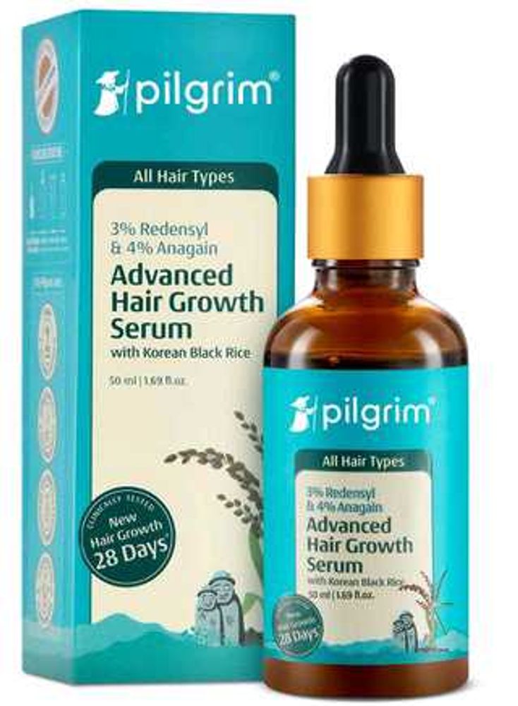 Pilgrim Advanced Hair Growth Serum – 50ml | 3% Red