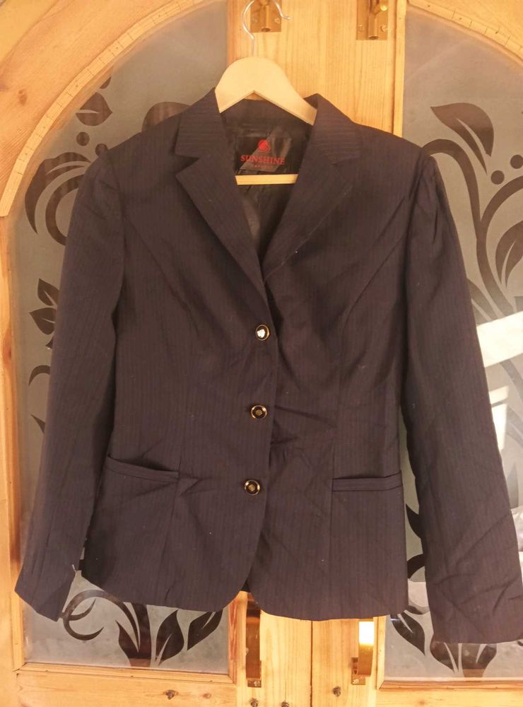 Striped Business Blazer