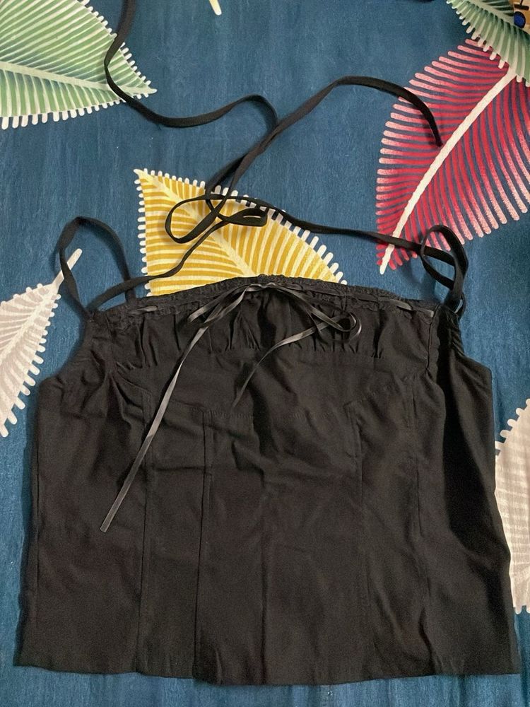 Chic Black Camisole Top